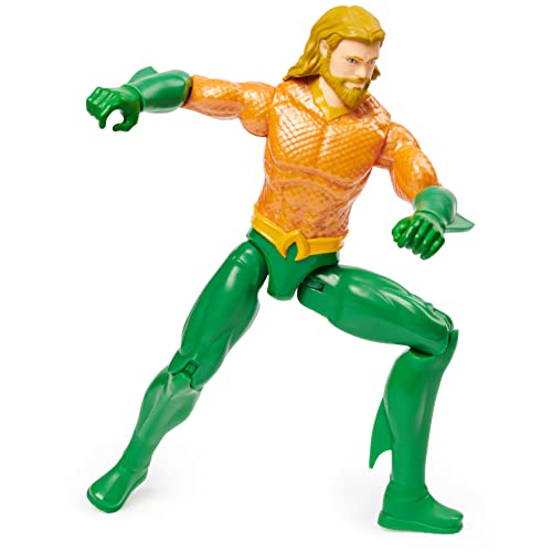 DC Comics 12-Inch Aquaman Action Figure - 11 Points of Articulation, Authentic Comic Styling