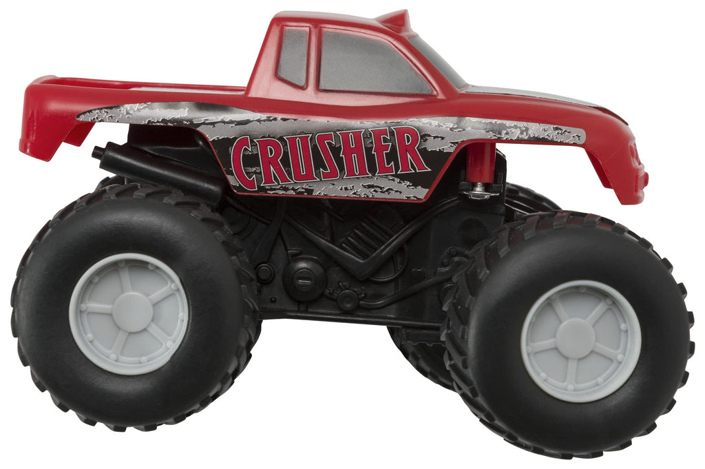 DecoPac Monster Truck Cake Topper DecoSet – 4-Inch Rolling Toy and Decoration