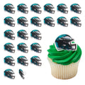 DecoPac Philadelphia Eagles Helmet Rings – 24 Officially Licensed Cupcake Toppers