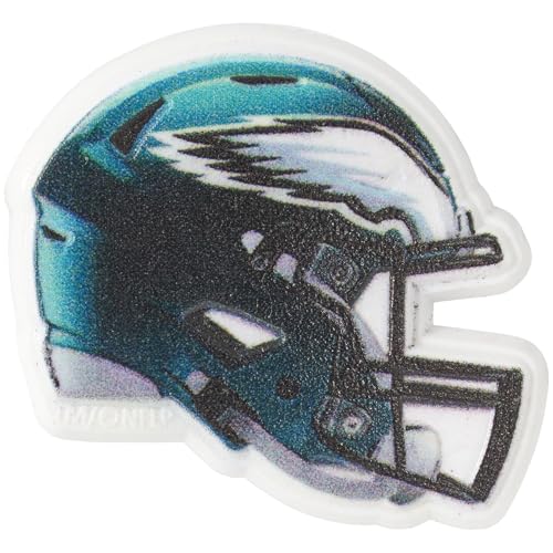 DecoPac Philadelphia Eagles Helmet Rings – 24 Officially Licensed Cupcake Toppers