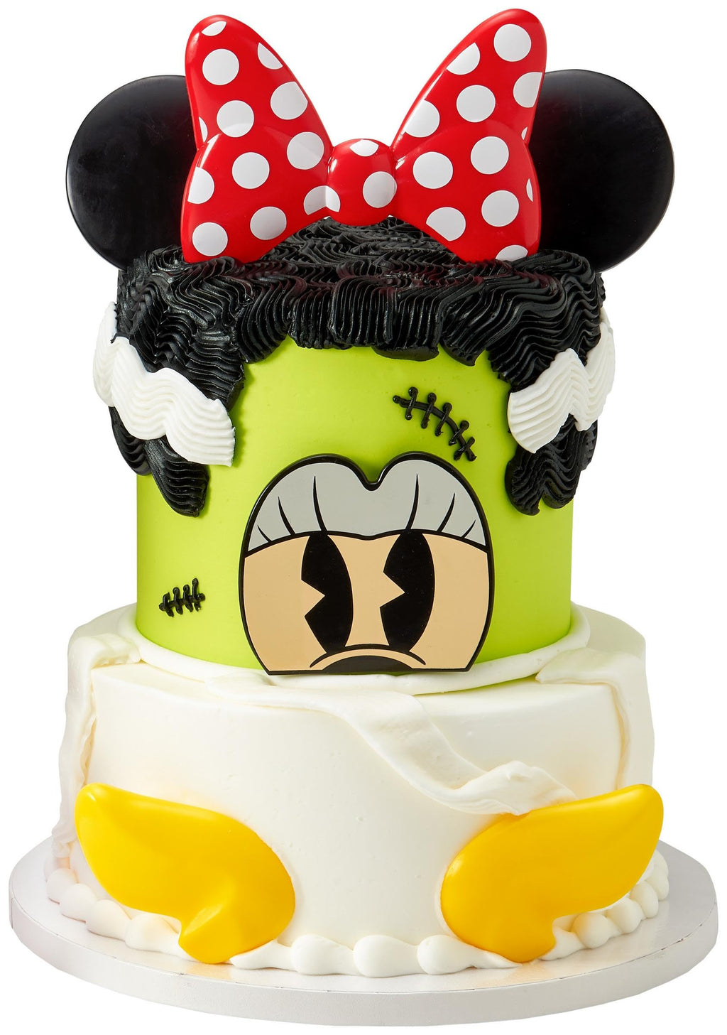 Decoset Minnie Mouse Cake Topper - 6-Piece Reusable Plastic Decoration by DecoPac