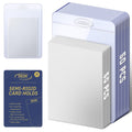 DEDC 100ct Card Sleeves Set: Semi-Rigid Holders and Penny Sleeves for Trading Card Protection