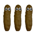 Deermon 3-Pack Stretchy Poop Stress Toys with Googly Eyes - Sensory Fidget Toy for Anxiety Relief and Pranks
