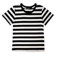 Deerose Kids Striped Short Sleeve Shirt – Patriotic Tee for Boys Girls Ages 3-14