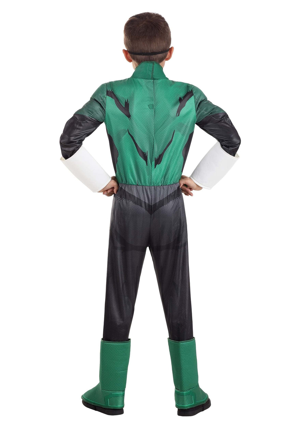 Deluxe Green Lantern Costume for Kids – Small, Muscle-Padded Jumpsuit with Mask and Ring