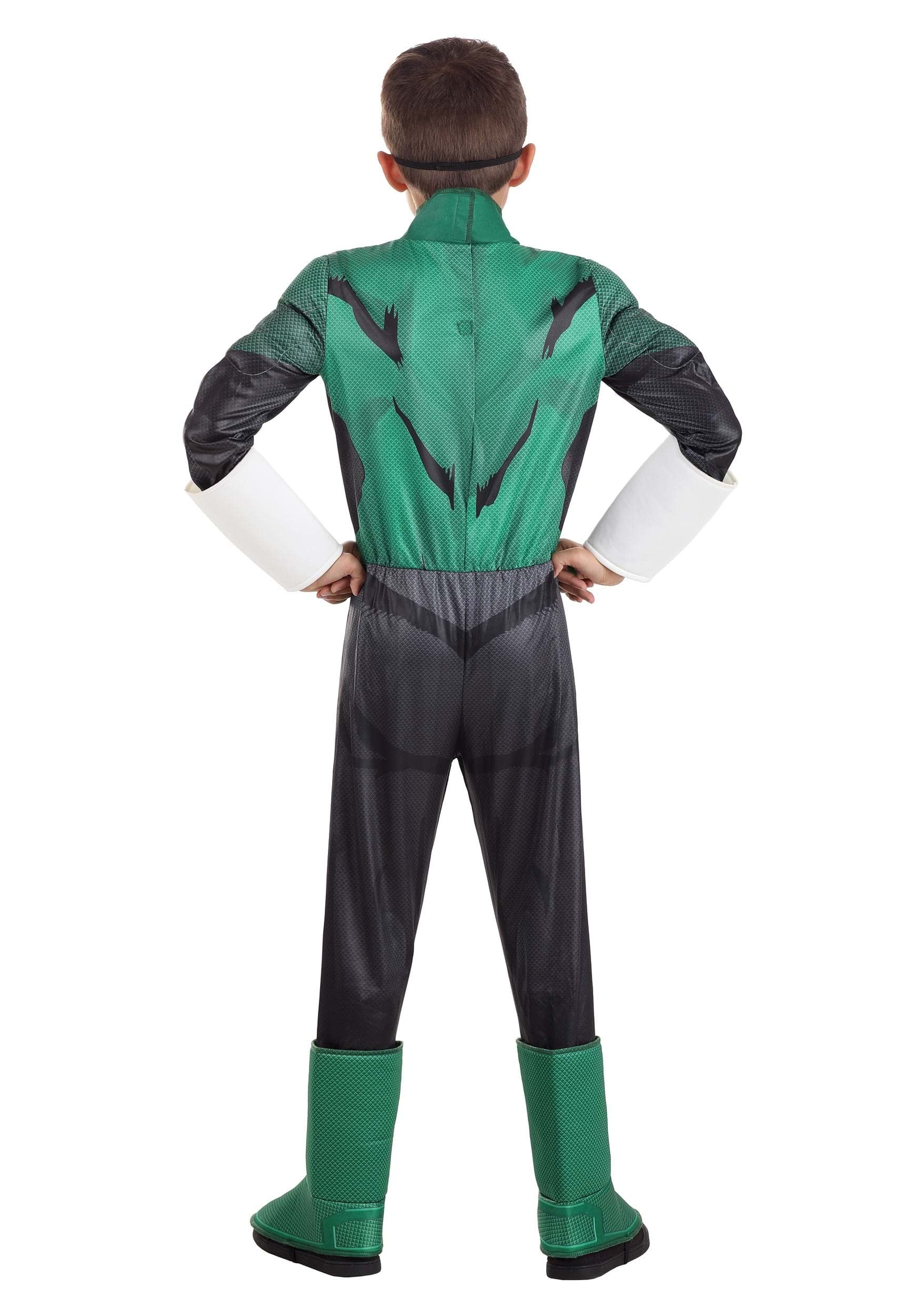 Deluxe Green Lantern Costume for Kids – Small, Muscle-Padded Jumpsuit with Mask and Ring