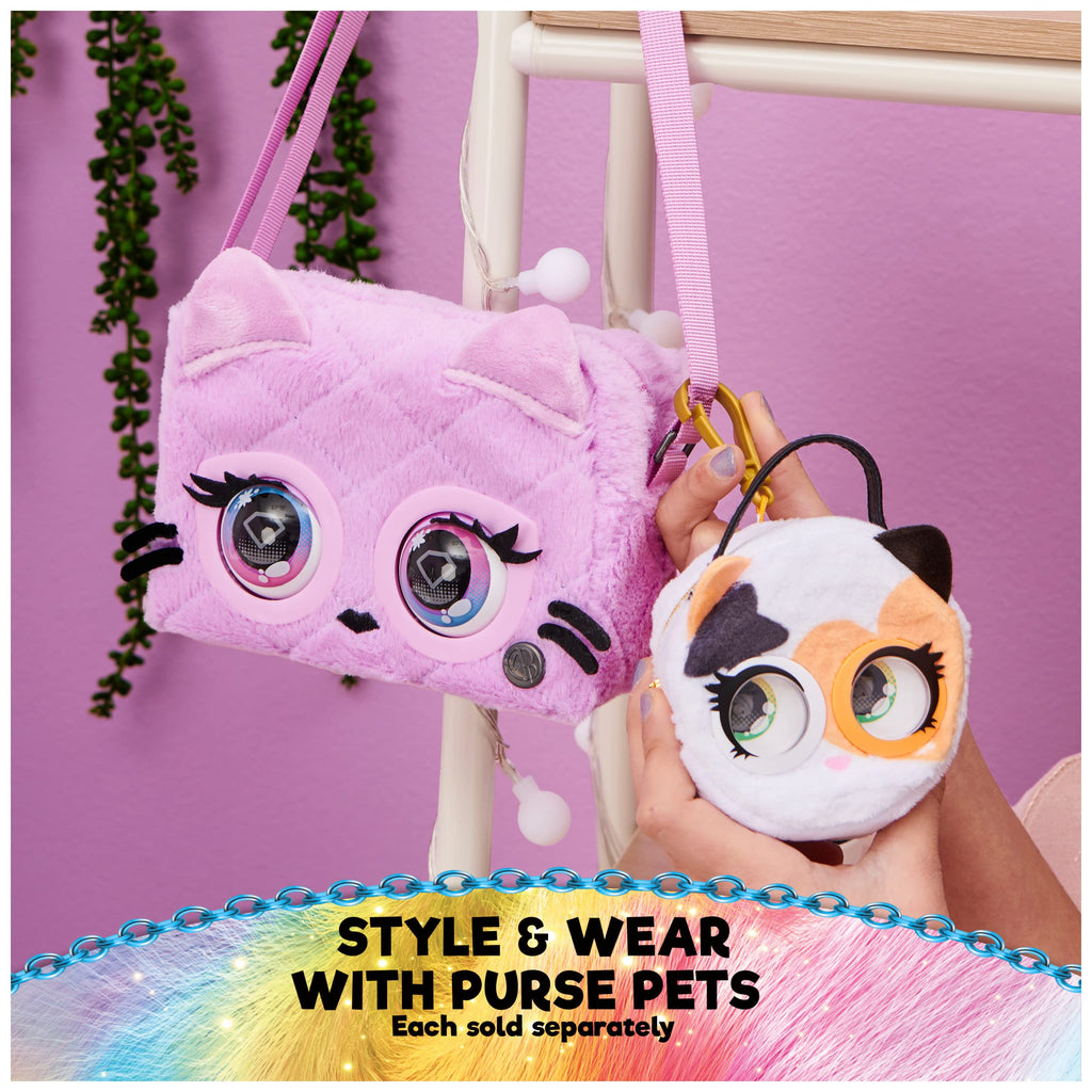 Denim Deerie Micro Purse Pets Purse – Sassy Eye Roll Mini Bag for Kids