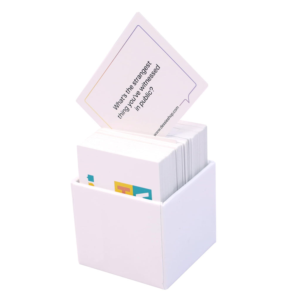 Dessie Way Beyond Hello Conversation Cards - 120 Questions for Couples, Families & More