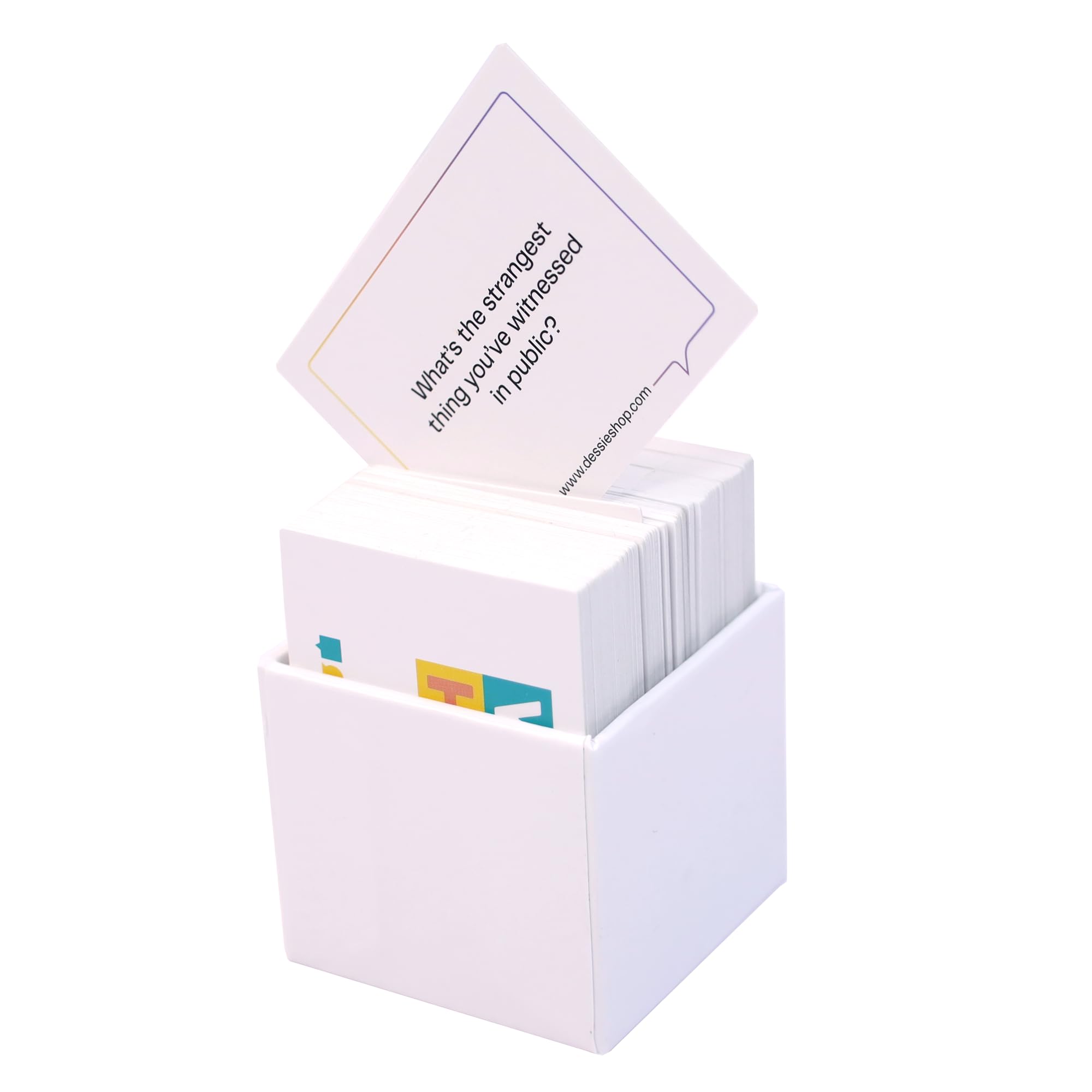 Dessie Way Beyond Hello Conversation Cards - 120 Questions for Couples, Families & More