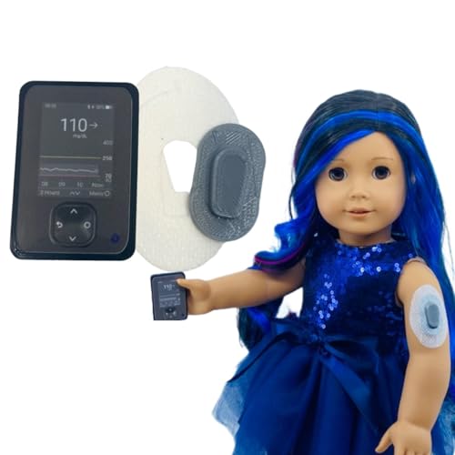 Dexcom G6 Doll Diabetes Accessory Set – 2 Over-Patches for 18-Inch Dolls by Deck My Diabetes