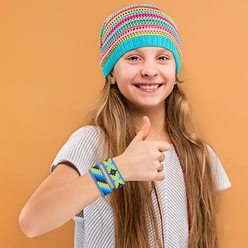 Diamond Dotz Dotzies Blues Diamond Painting Bracelet Kit – 3 Bracelets with Gemstones