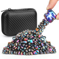 Dilabnba Magnetic Putty Fidget Toy – 300g Ferrite Putty with 2 Large Magnet Rocks – Rainbow Desk Toy for Adults