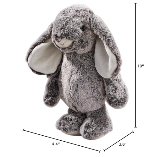 DILLY DUDU 10-Inch Woodland Bunny Rabbit Plush Toy – Soft, Huggable, and Machine Washable