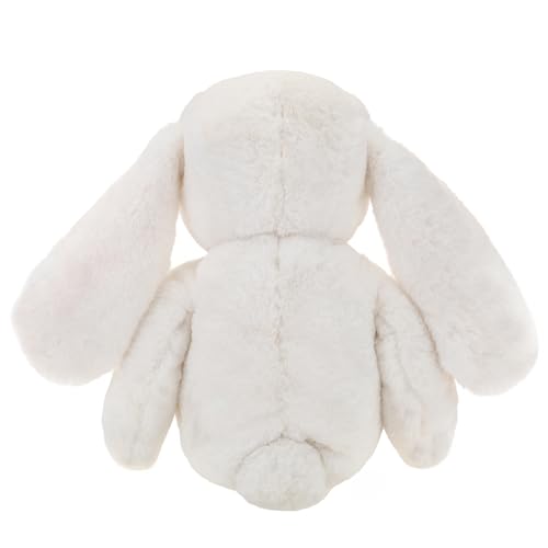 DILLY DUDU White Bunny Stuffed Animal – 14 Inch Soft Plush Toy