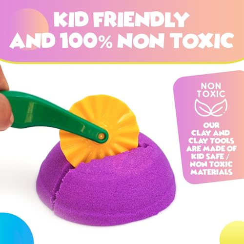 DIMROM 18-Piece Clay and Play Dough Tools Set - 6 Tools and 12 Shape Cutters for Creative Play