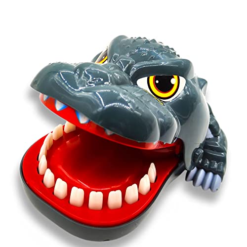Dinosaur Dentist Game for Kids – Biting Finger Toy with Push Teeth (6.2x3.3x3.1 inches)