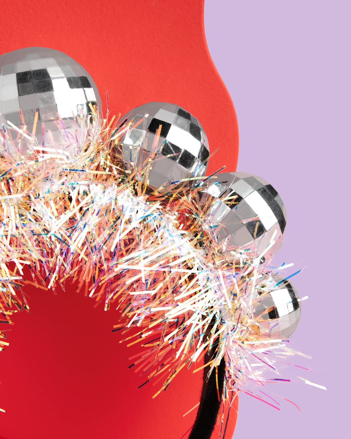 Disco Headband with 5 Shiny Balls – Comfort Fit for Adults and Kids