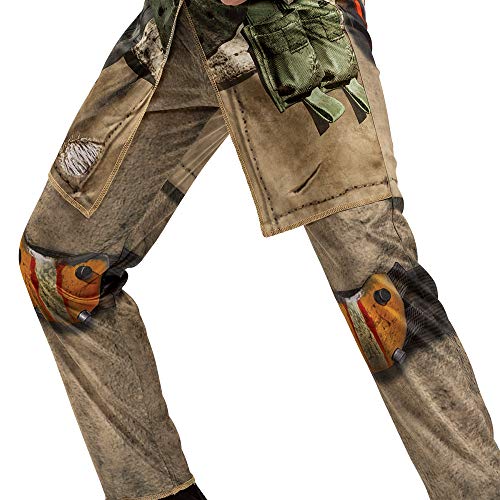 Disguise Apex Legends Bloodhound Costume for Kids - Muscle Padded Jumpsuit & Mask, Size Large (10-12)