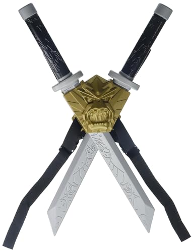 Disguise Dragon Ninja Weapon Set – Officially Licensed Toy Swords and Backpack for Boys Age 5+
