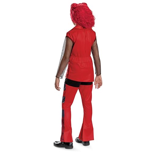 Disney Descendants The Rise of Red Costume for Kids – Official Red Jumpsuit (Size 10-12)