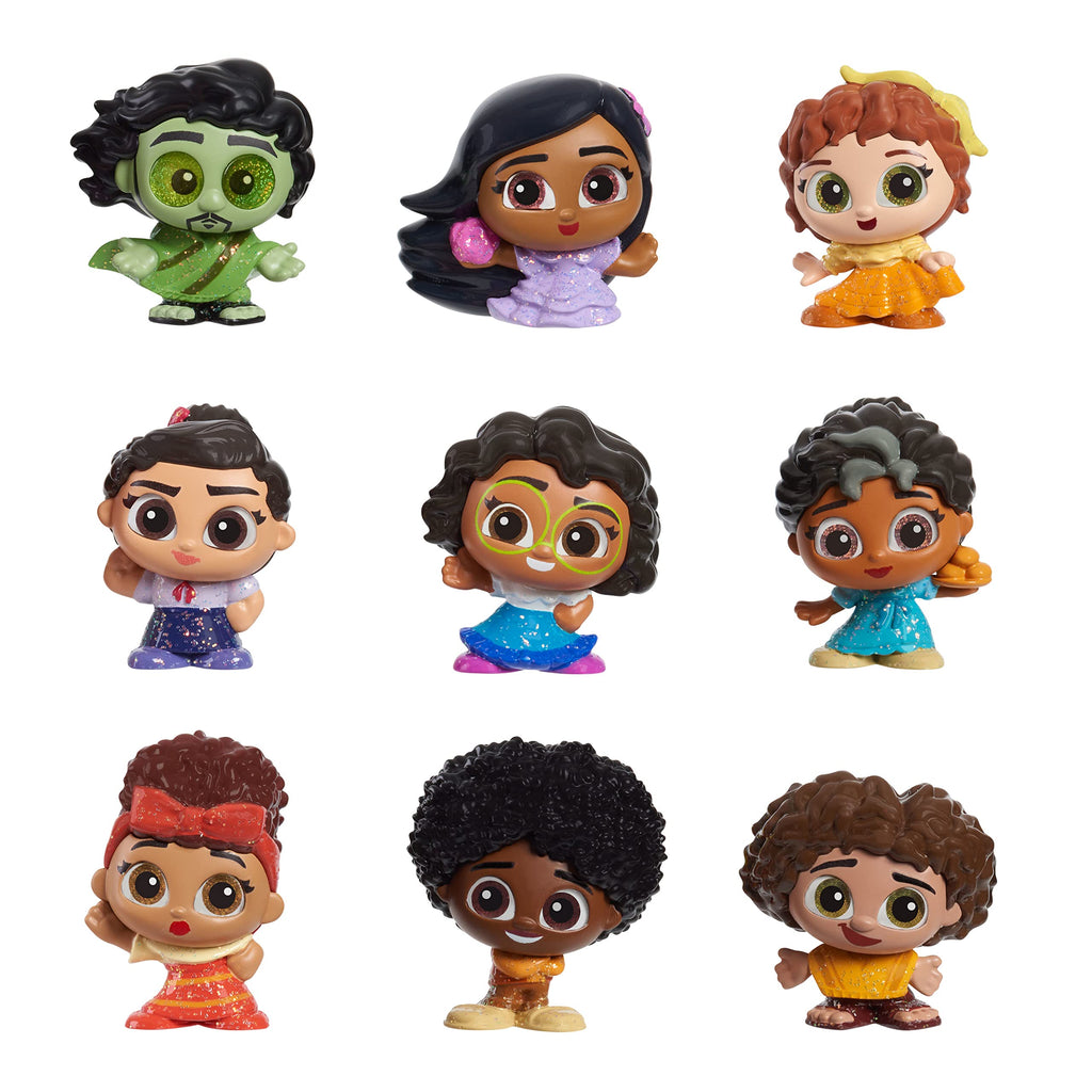 Disney Doorables Encanto Collection Peek – 9 Collectible Figurines in Casa Madrigal Box, Ages 5+