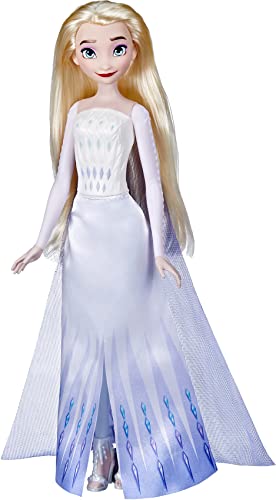 Disney Frozen 2 Queen Elsa Shimmer Fashion Doll - 11-Inch Poseable Toy with Removable Outfit