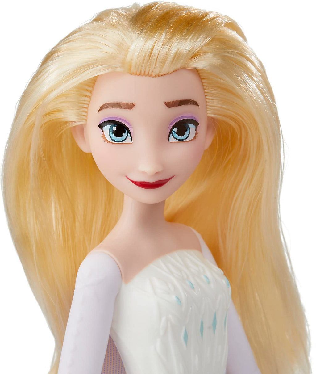 Disney Frozen 2 Queen Elsa Shimmer Fashion Doll - 11-Inch Poseable Toy with Removable Outfit
