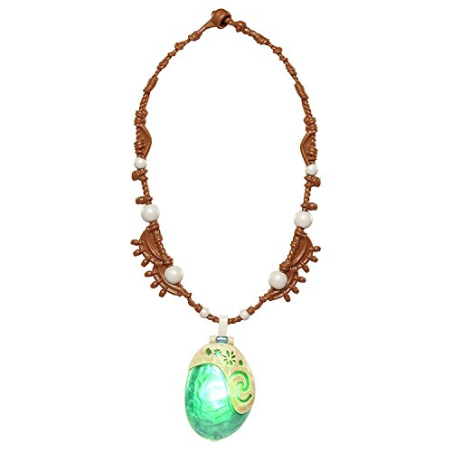 Disney Moana Heart of Te Fiti Light-Up Shell Necklace - Dress-Up Toy for Kids