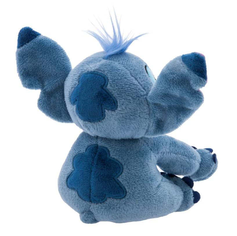 Disney Official Stitch Mini Bean Bag Plush - 6-Inch Seated Stuffed Animal with Embroidered Details