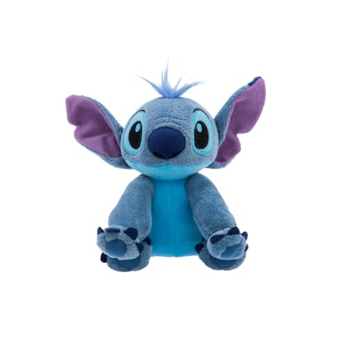 Disney Official Stitch Mini Bean Bag Plush - 6-Inch Seated Stuffed Animal with Embroidered Details