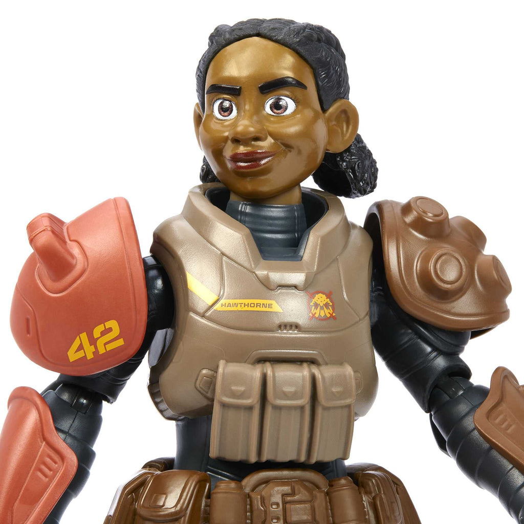 Disney Pixar Lightyear Izzy Hawthorne Action Figure - Jr. ZAP Patrol Costume, 14-Point Articulation, 10.6 Inches Tall