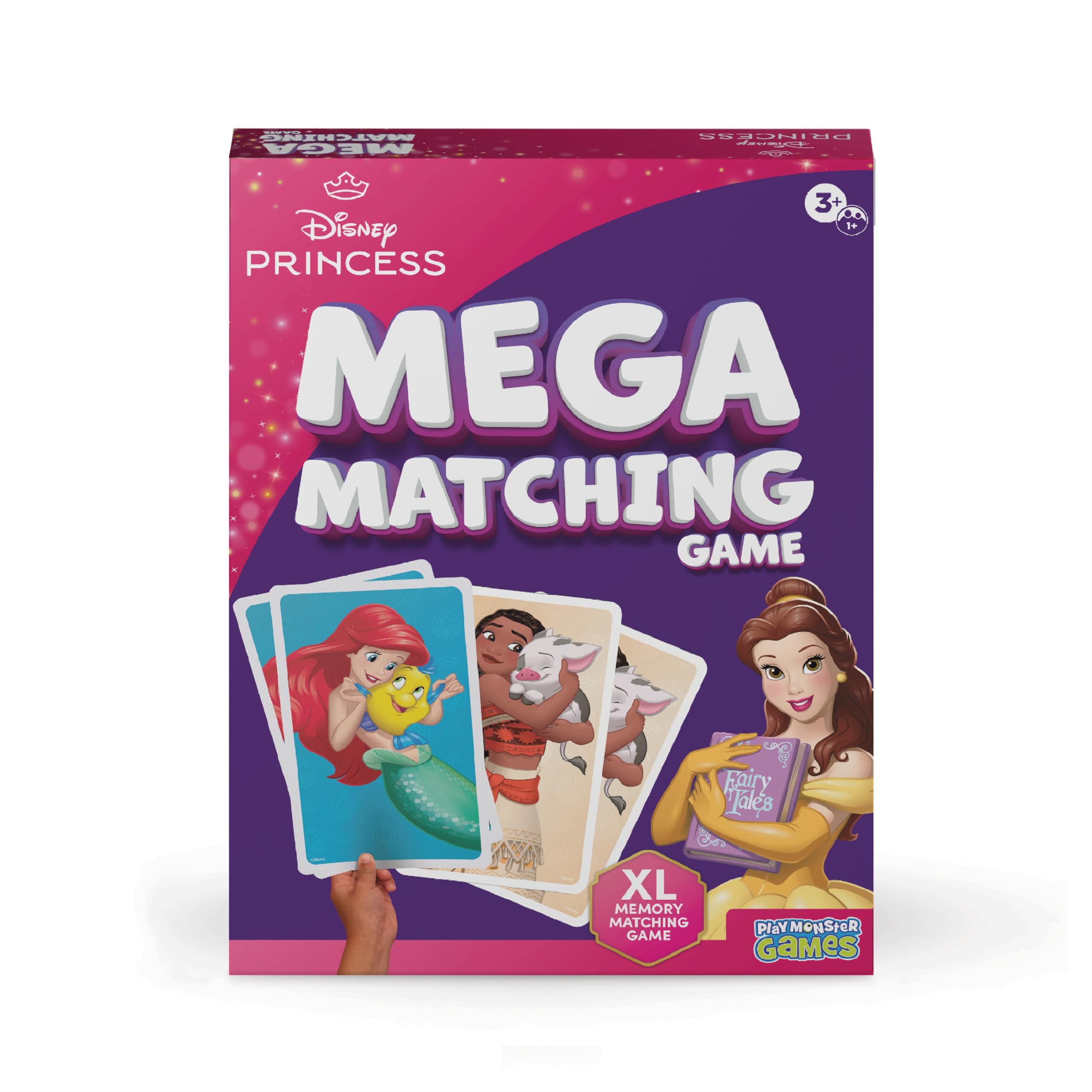 Disney Princess Giant Matching Game – 36 Mega Cards for Kids Ages 3+