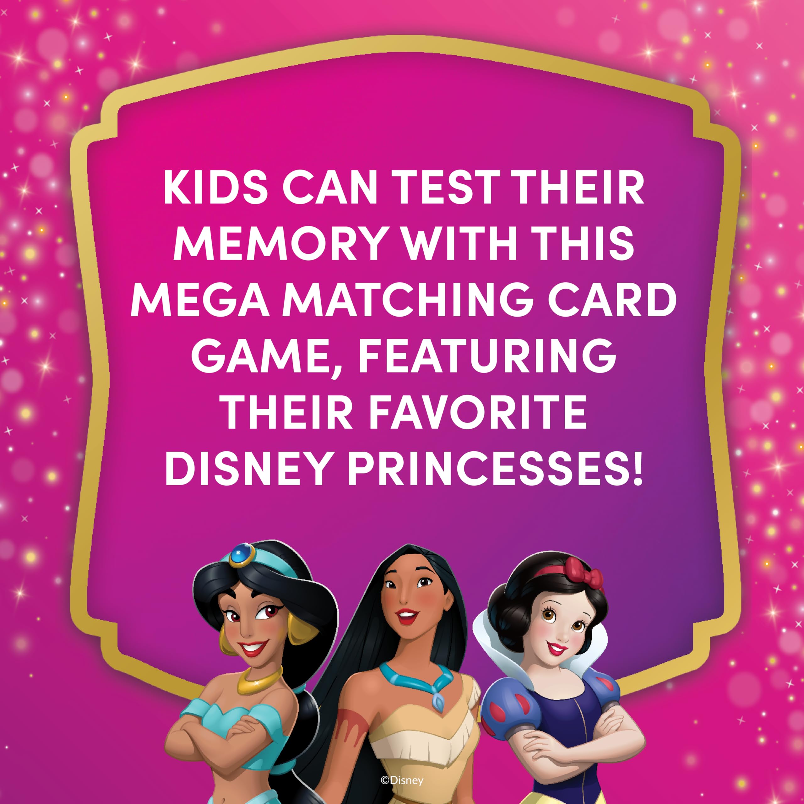 Disney Princess Giant Matching Game – 36 Mega Cards for Kids Ages 3+
