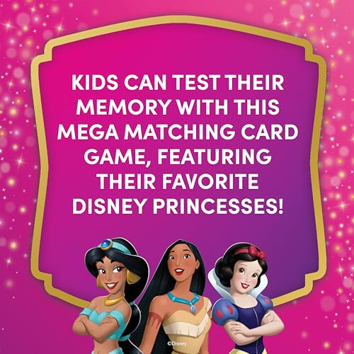Disney Princess Giant Matching Game – 36 Mega Cards for Kids Ages 3+