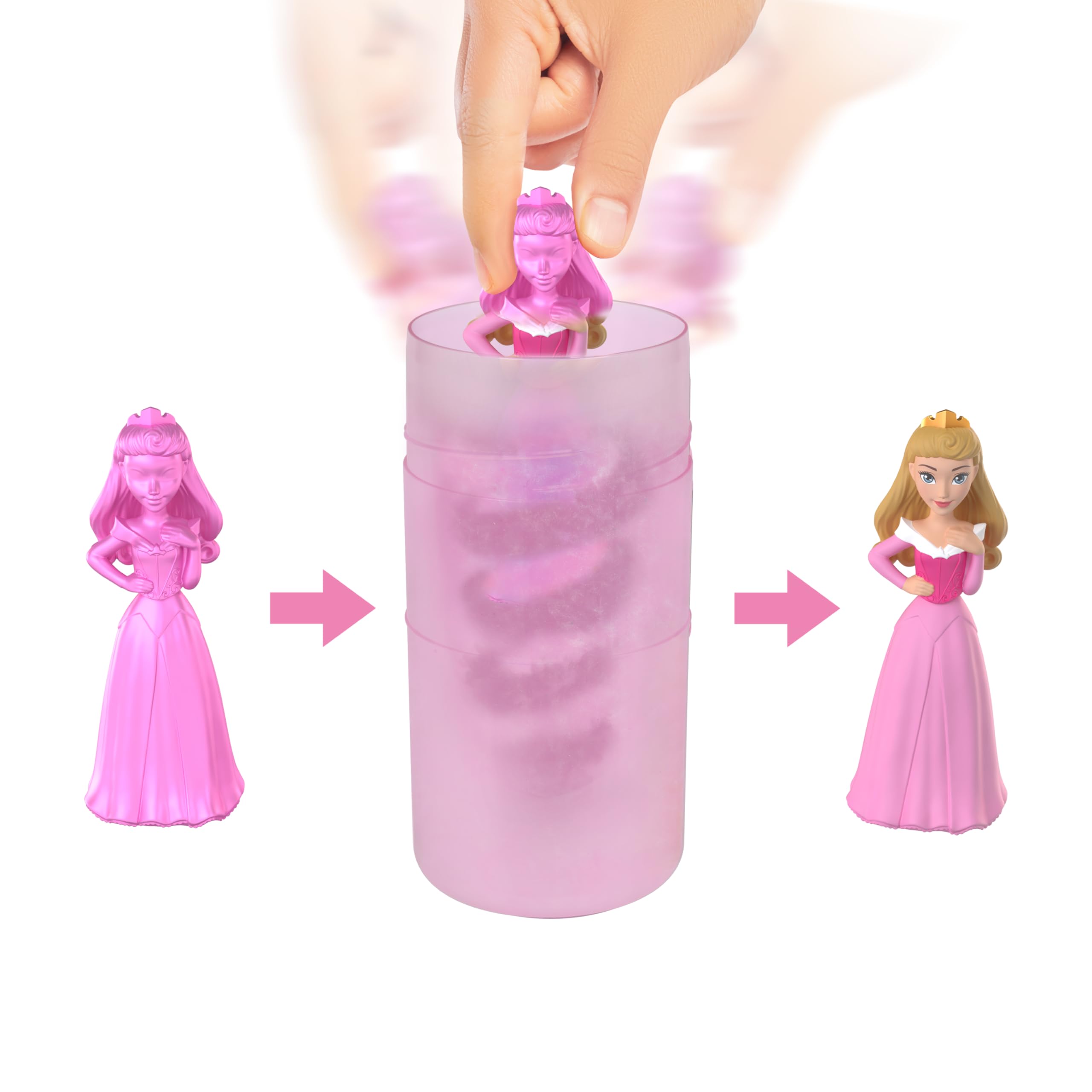 Disney Princess Royal Color Reveal Garden Party Mini Doll with 6 Surprises – Includes Scented Ring and Accessories