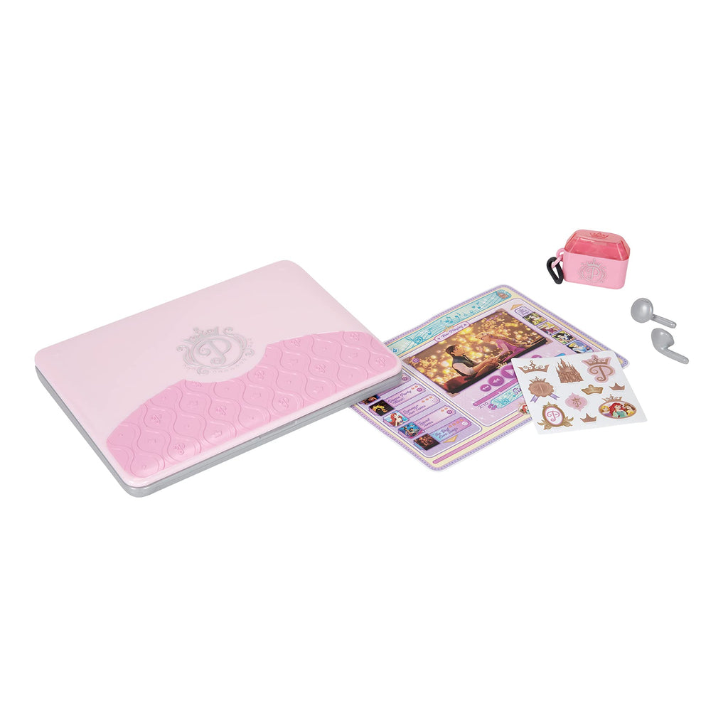 Disney Princess Style Collection Laptop – Pretend Play Toy with 5 Modes, Sounds & Stickers