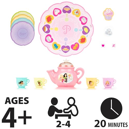 Disney Princess Treats & Sweets Party Board Game – Matching Memory Game for Kids Ages 4+