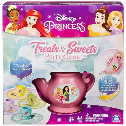 Disney Princess Treats & Sweets Party Board Game – Matching Memory Game for Kids Ages 4+