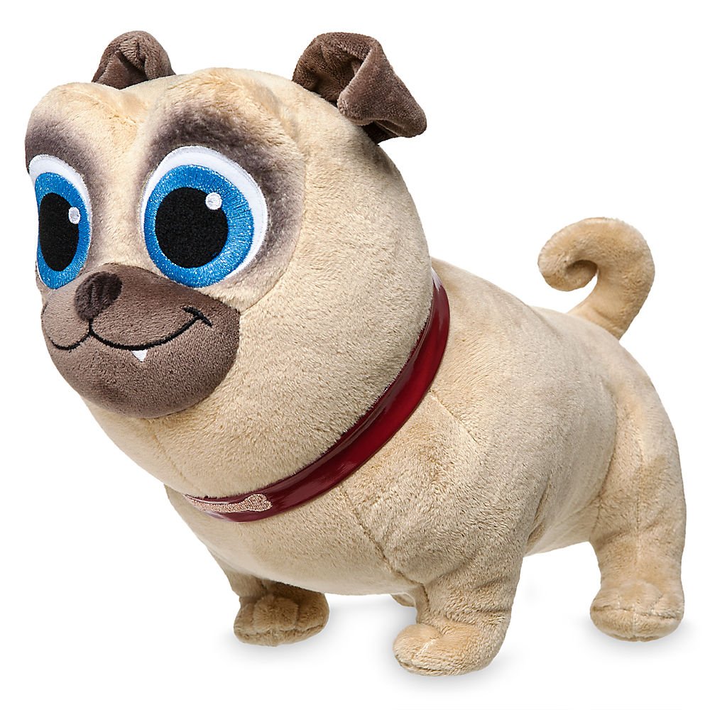 Disney Puppy Dog Pals Rolly Plush – 12-Inch Soft Stuffed Animal Toy