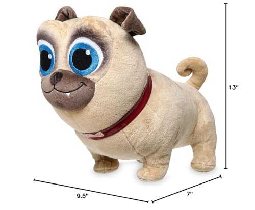 Disney Puppy Dog Pals Rolly Plush – 12-Inch Soft Stuffed Animal Toy