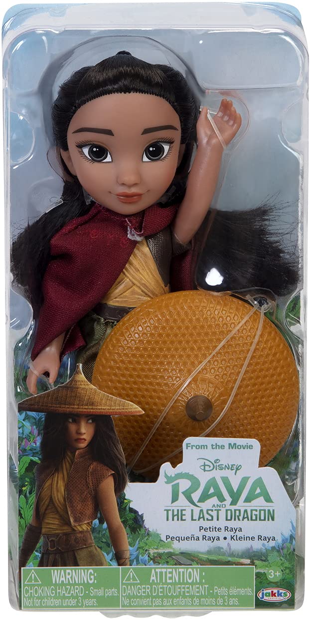 Disney Raya and the Last Dragon Petite Raya Doll - 5 Points of Articulation, Removable Outfit, Ages 3+