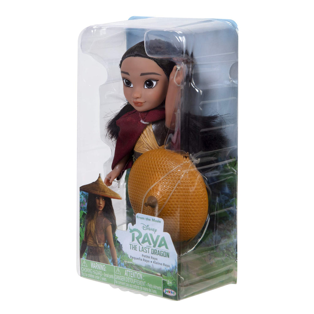Disney Raya and the Last Dragon Petite Raya Doll - 5 Points of Articulation, Removable Outfit, Ages 3+