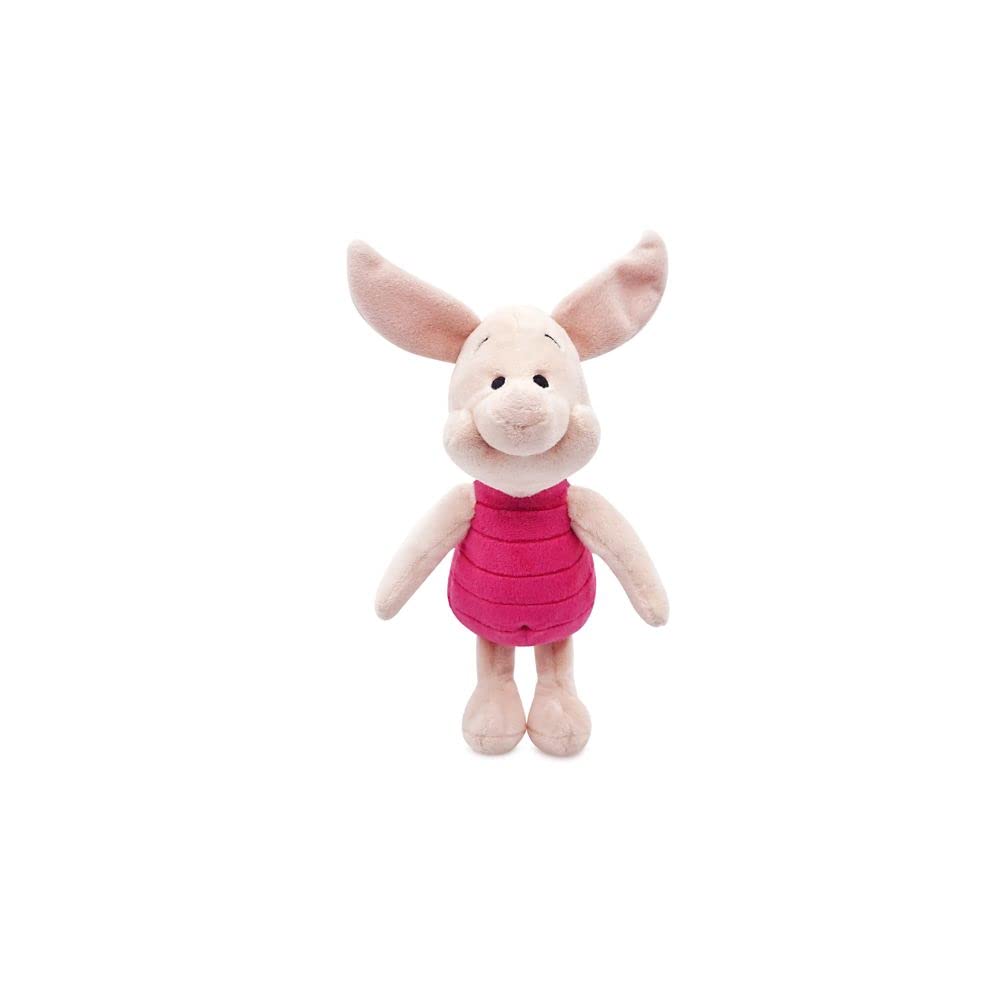 Disney Store Mini Bean Bag Piglet Plush – Detailed Sculpted Stuffed Animal with Embroidered Features