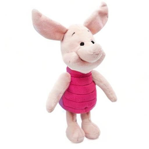 Disney Store Mini Bean Bag Piglet Plush – Detailed Sculpted Stuffed Animal with Embroidered Features