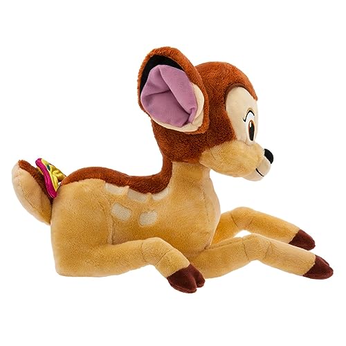 Disney Store Official Bambi Medium Soft Toy – Detailed Plush with Embroidered Features & Satin Butterfly
