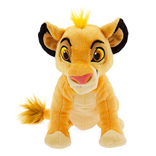 Disney Store Official Mini Bean Bag Plush Simba - Cute Lion King Stuffed Animal with Embroidered Details and Weighted Base