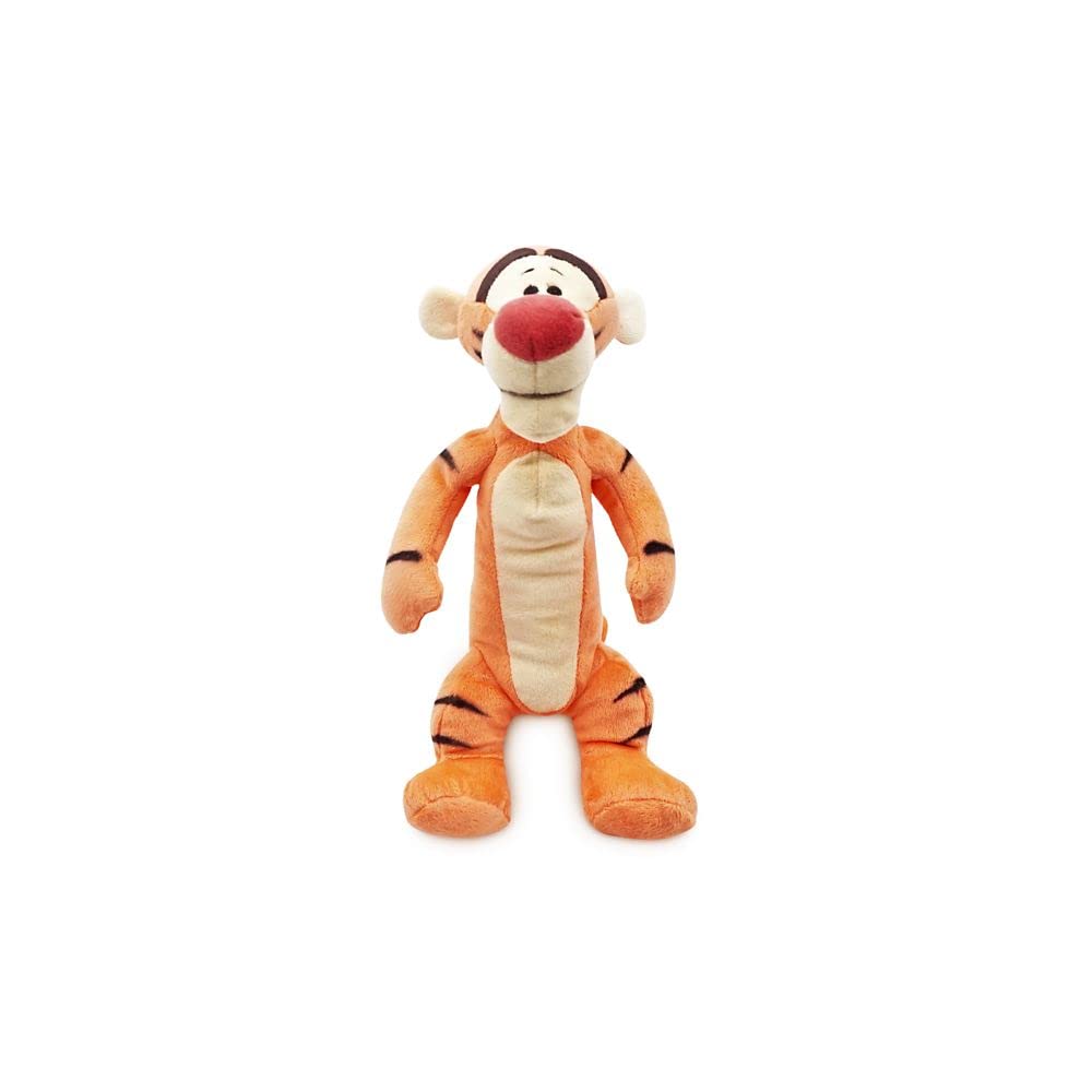 Disney Store Official Mini Bean Bag Plushie - Tigger Stuffed Animal with Embroidered Features and Soft Velour Fabric
