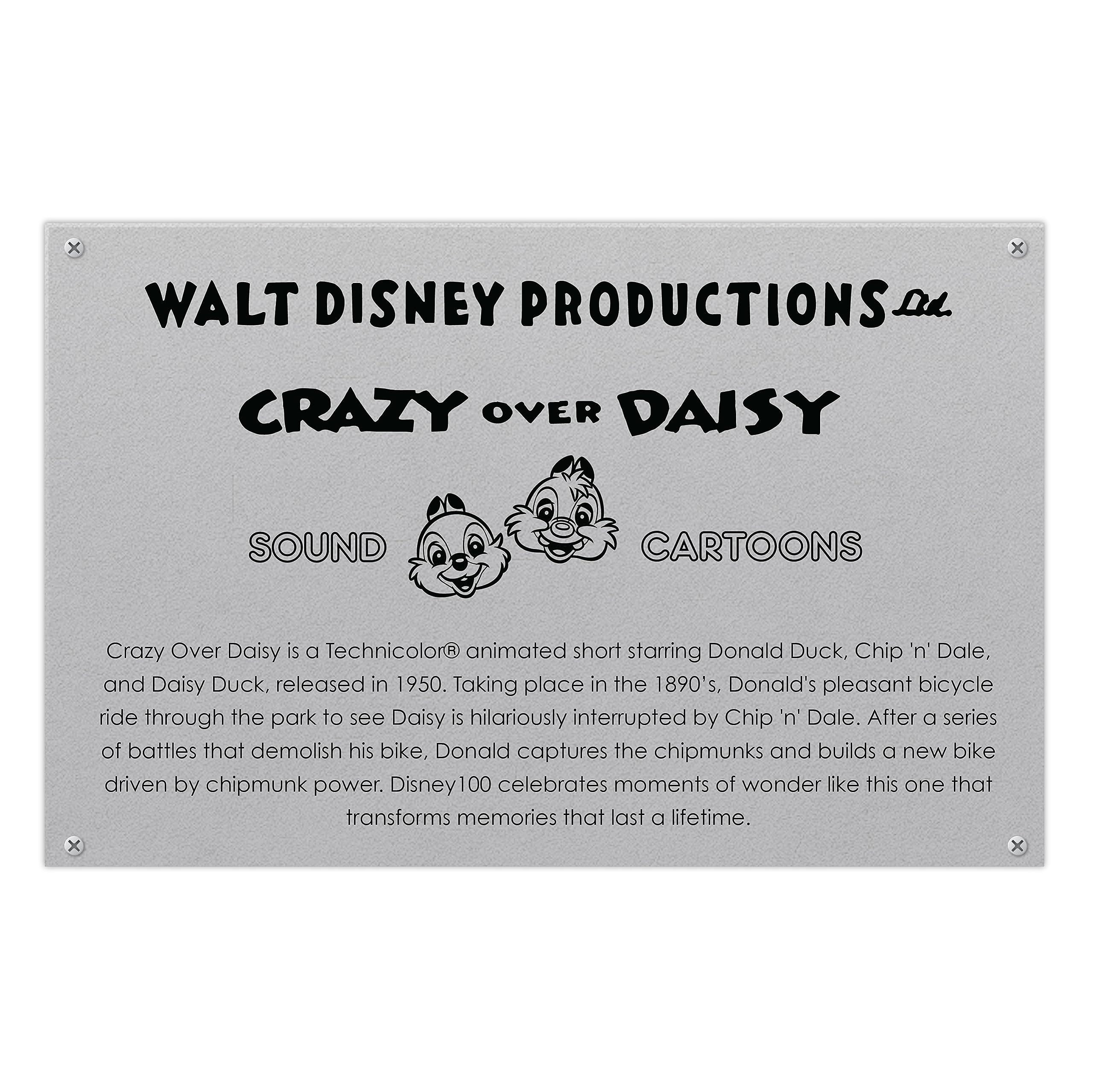 Disney100 Years of Wonder Crazy Over Daisy Donald Duck Collectible Plush Diorama - Amazon Exclusive by Just Play