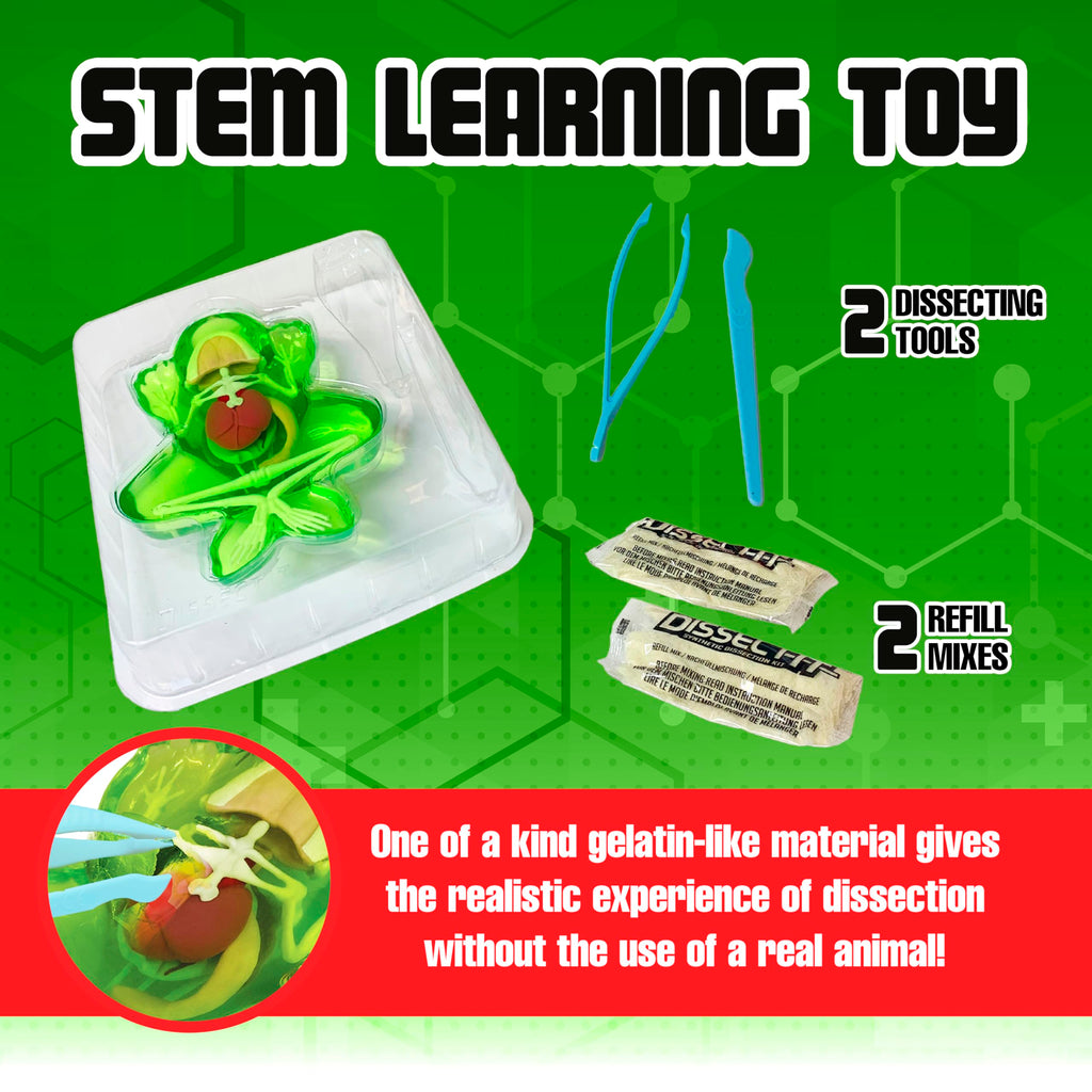 Dissect It Synthetic Frog Dissection Kit for Kids - STEM Anatomy Learning Toy Ages 6+
