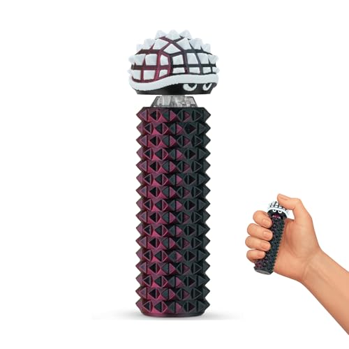 Distractibles Shelly Sensory Fidget Toy – Textured Pain Stim Device in Neon Crimson for Focus and Stress Relief